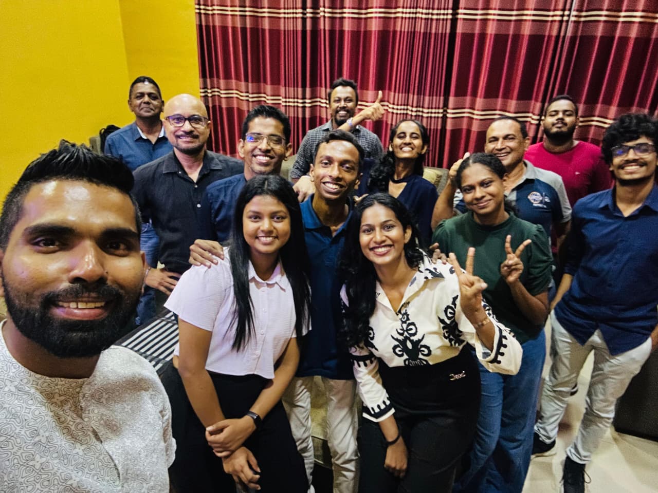 Club social gathering