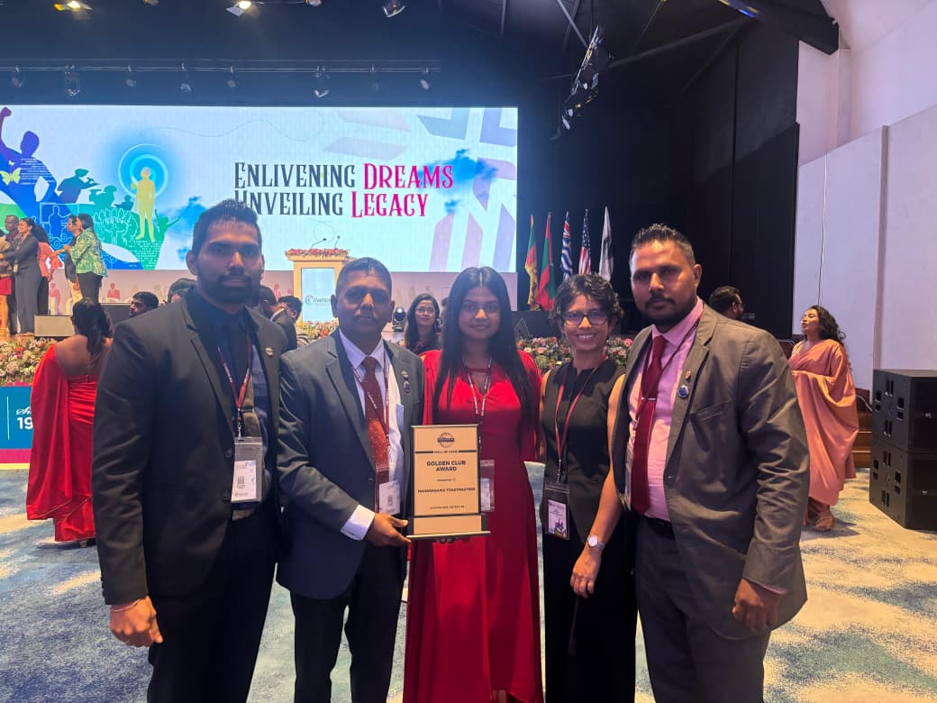 Golden award winning at ovation